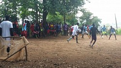 Football match at Tamah field